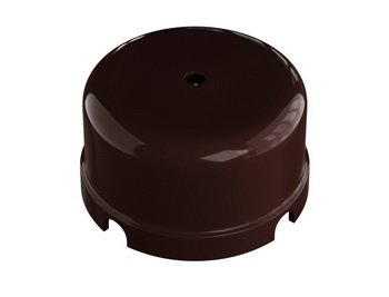 Коробка распределит.пластик.коричневый УСАДЬБА