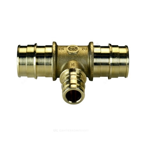 Тройник латунь 20х16х16