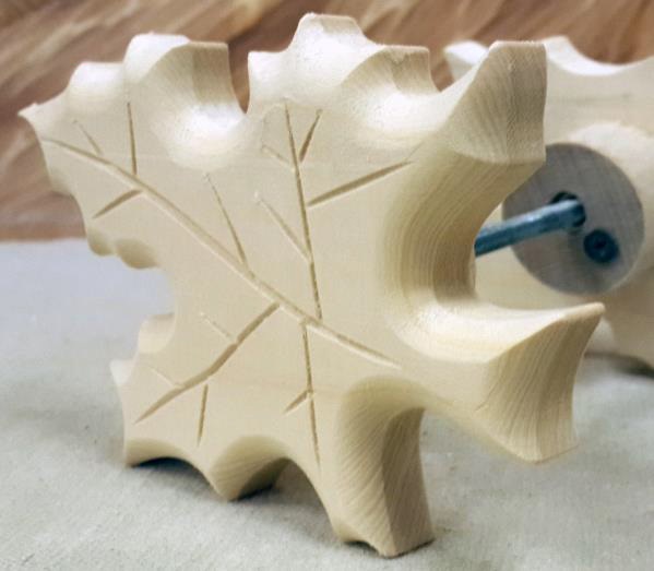 Ручка Ш-24 Кленовый листок липа-осина