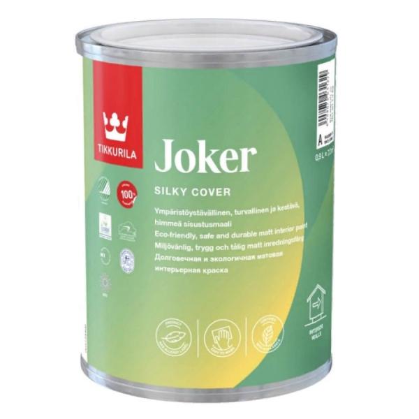 Краска водно-дисперсионная JOKER A интерьерная моющаяся матовая 0,9л