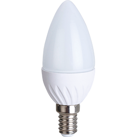 Лампа св.диод.C4TW60ELC EcolaLight candle LED E14 6,0W2700 100*37