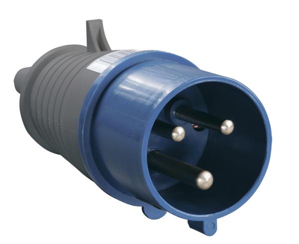 Вилка IEK MAGNUM переносная ССИ-023 2Р+РЕ 32А 200-250В IP44
