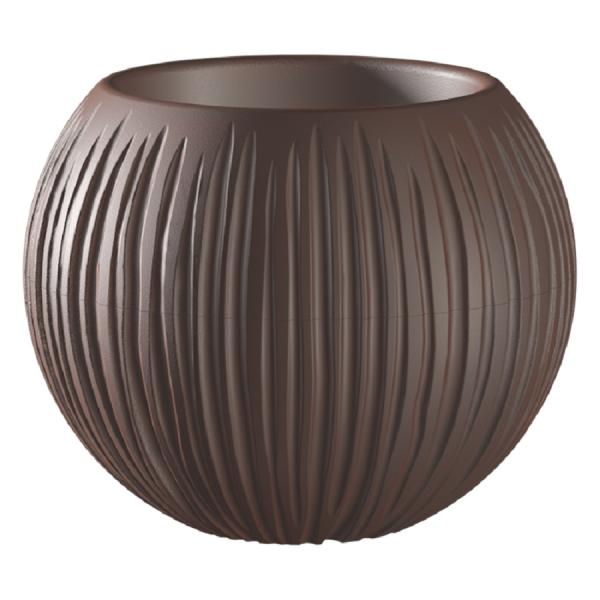 Кашпо Сфера 1,7 л темно-коричневый