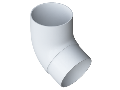 Угол трубы 67° Альта Профиль Белый