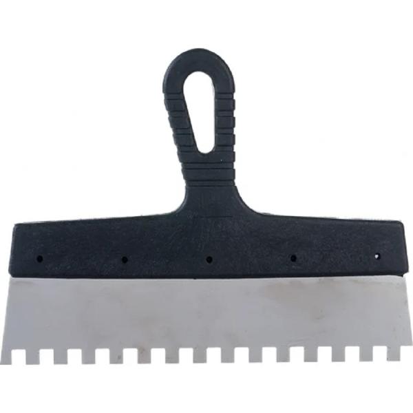 Шпатель малярный 200мм зуб 10х10 СИБРТЕХ