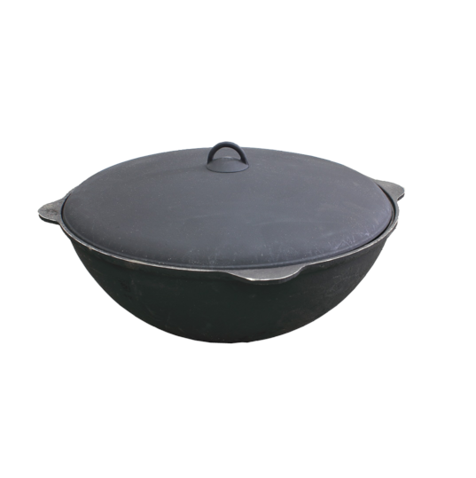 Чаша БЛЗ азиатская чугунная казан с крышкой 12л