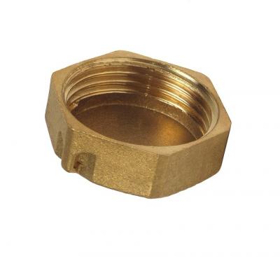 "Заглушка латунная на трубу  1/2""ВР"