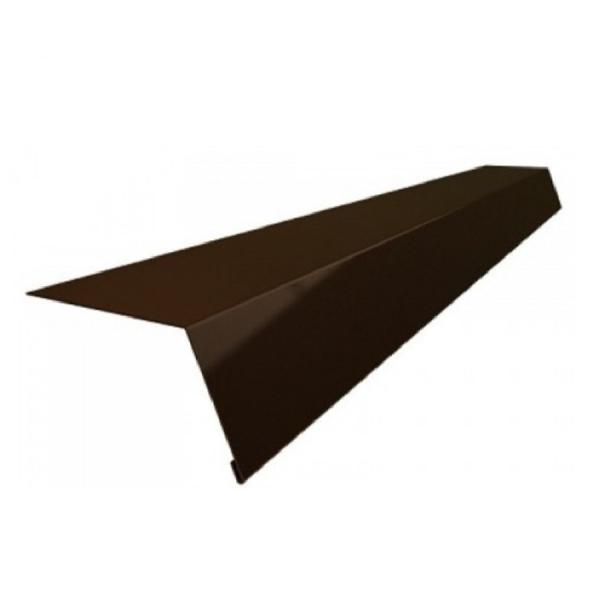 Планка карнизная 65х100 ПЭ матовый RAL8017 2м