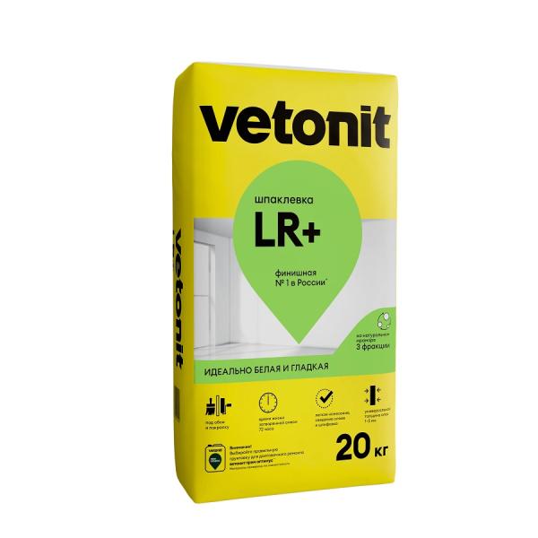 Шпаклевка полимерная Ветонит LR+ финишная белая