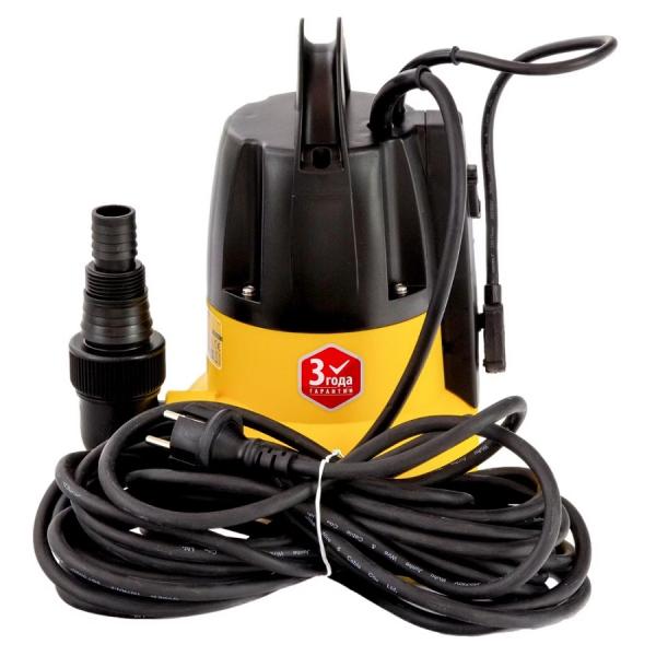 Насос дренажный Denzel DP500E 117л/мин напор 7м