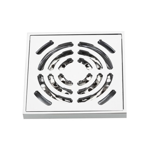 Трап душевой хром 100х100 G81052