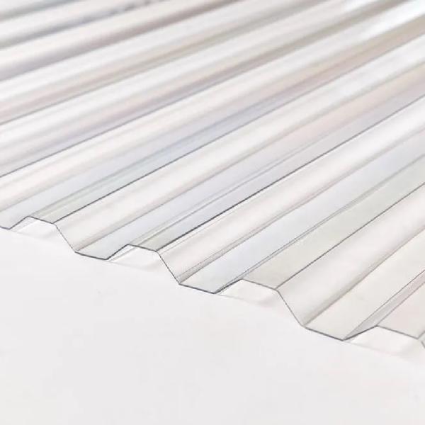 Поликарбонат  кровельный монолитный (трапеция)  1,3мм 1,05х2м Прозрачный