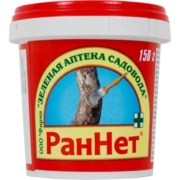Паста-смазка Раннет 150г для дезинфекции и заживления ран деревьев и кустарников