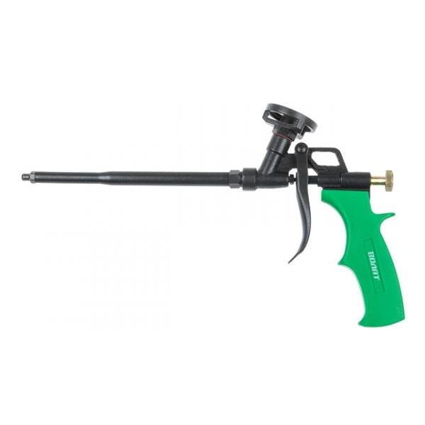 Пистолет для монтажной пены тефлоновый ВОЛАТ в комплекте 4 насадки