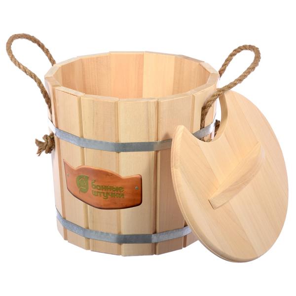 Запарник 8л с крышкой липа