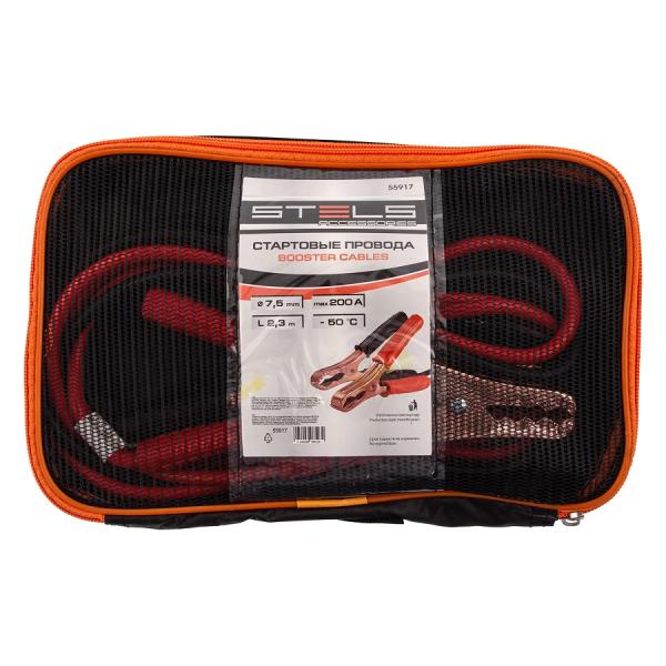 Провода стартовые 200А 2,3м сумка на молнии SСтелс