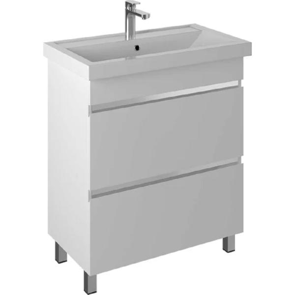 Тумба Риччи т8-70 с Умывальником Фостер 700 Веллингтон табак