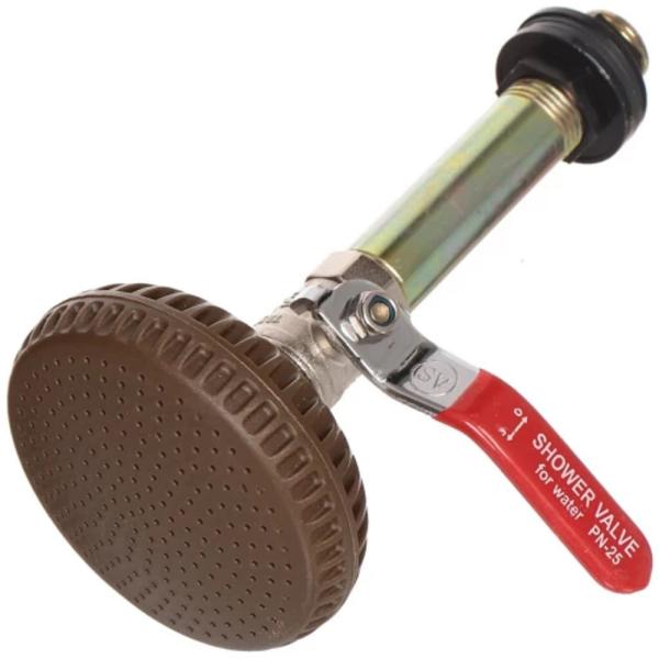 Кран-душ дачный с краном металлический