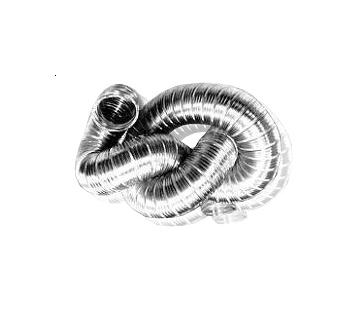 Воздуховод d125 3 м алюминиевый гофрированный