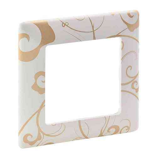 Рамка Legrand Valena LIFE 1 пост универсальная Ампир белый