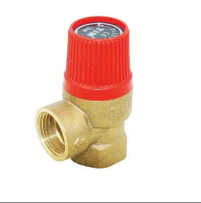 "Клапан предохранительный TIM 1/2"" 6 бар Красный колпачок"