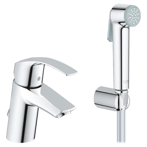 Смеситель для умывальника GROHE EUROSMART с гигиеническим душем