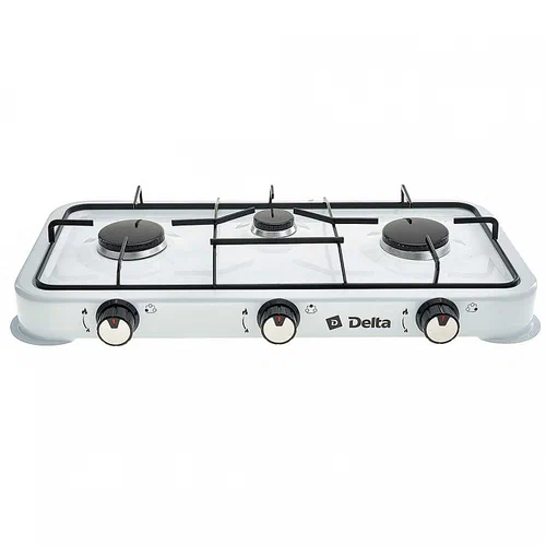 Плита газовая ДЕЛЬТА D 2206 2 конфорки Белый