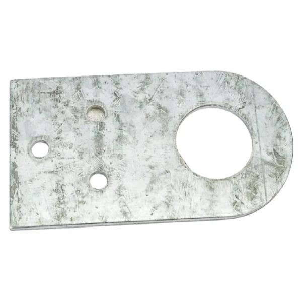 Проушины ушко прямое 75х40 75х40х2 цинк белый