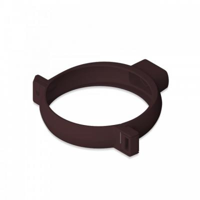 Хомут трубы ПВХ без крепления Альта Профиль Коричневый