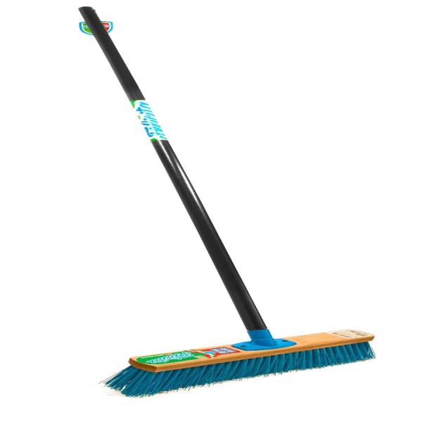 Щетка для уборки строительная FELICITA 400х55 мм с деревянным черенком