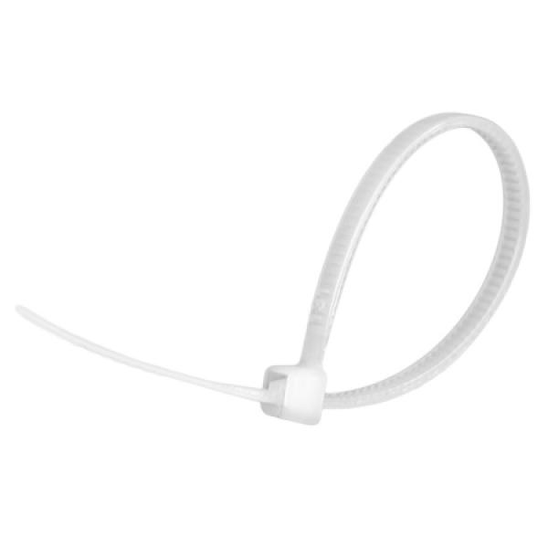 Хомуты 100*3,0мм (100*2,5) пластиковые белые (100 шт.)