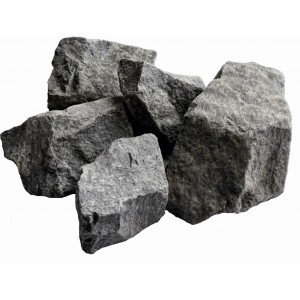 Камень Габбро-диабаз 20кг в коробке(черный)