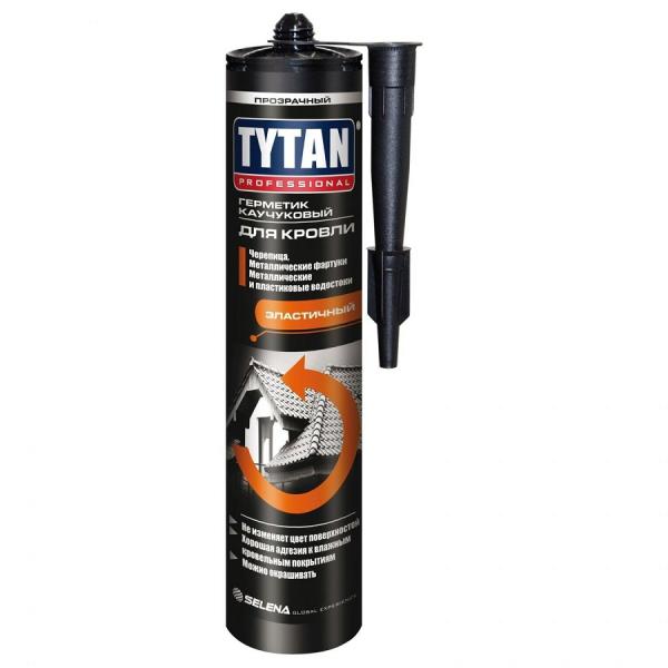 Герметик Tytan каучуковый для кровли прозрачный 310 мл