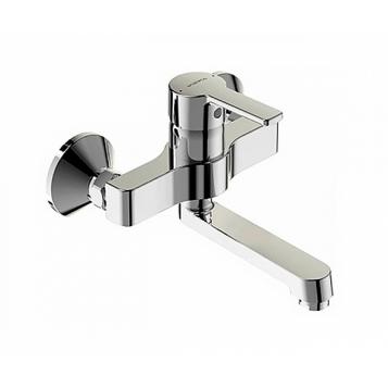 Смеситель для умывальника Уно установка на стену