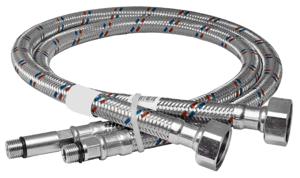 Подвод воды в силиконовой оплетке