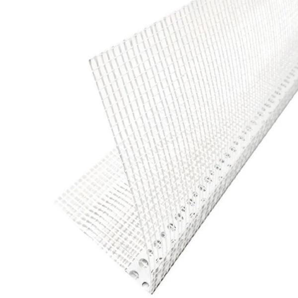 ЕвроПрофиль-капельник с сеткой 100х150мм 2,5м "Идеал" Белый / 001