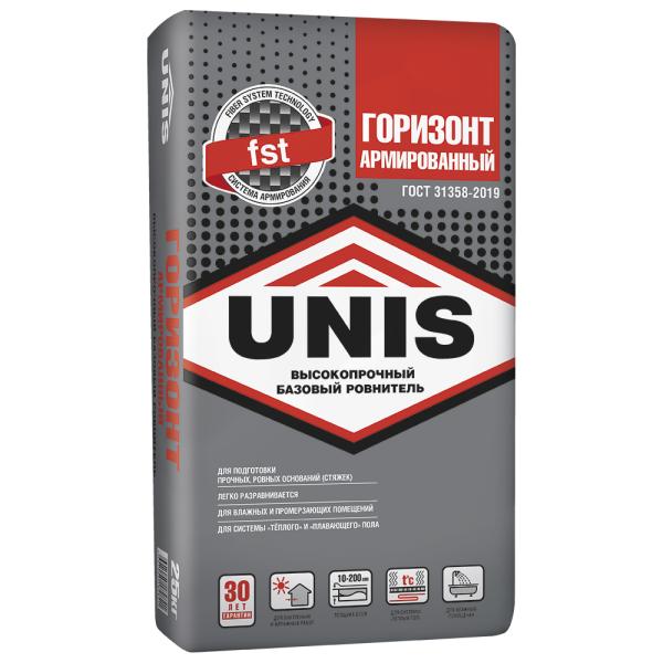 Наливной пол UNIS Горизонт армированная стяжка 
