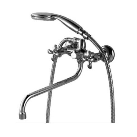 Смеситель FLORA универсальный с круглым изливом LM0151С