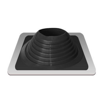 "Мастер-флеш ""ВЕЗУВИЙ"" № 8 (д.180-330мм, 425х425мм) прямой, силикон, Черный"