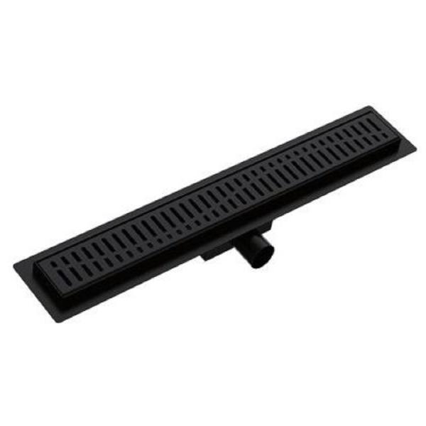 Трап душевой нерж. 70х600 черный