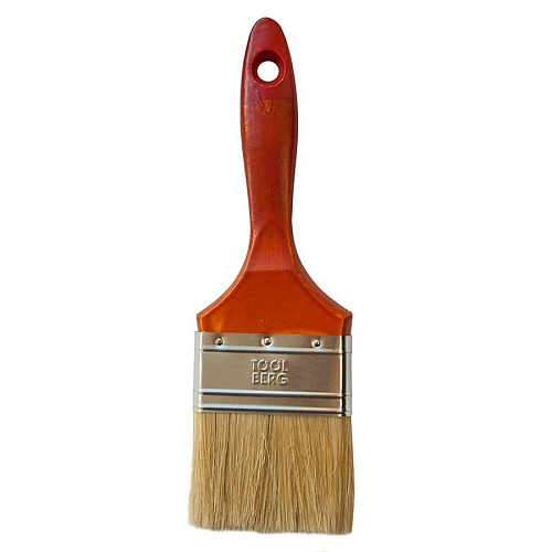 Кисть плоская Профи 70х18мм натуральная+синтетическая щетина t4p