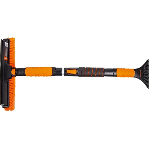 Щетка для снега автомобильная телескопическая ручка Amigo Grande