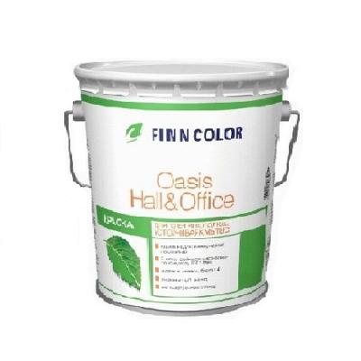 Краска водно-дисперсионная OASIS HALL@OFFICE С глубокоматовая 2,7л