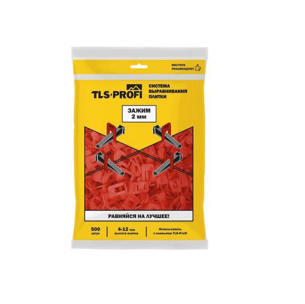 Зажим 2мм 500шт TLS