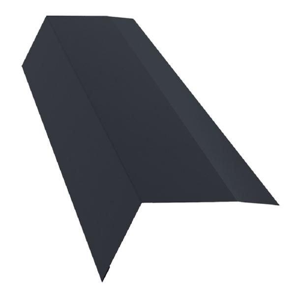 Планка карнизная 65х100 ПЭ RAL7024 2м