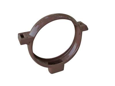 Хомут трубы ПВХ VERAT ТН Коричневый