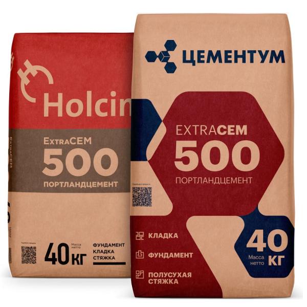 Цемент М-500 Д20 Цементум 40 кг