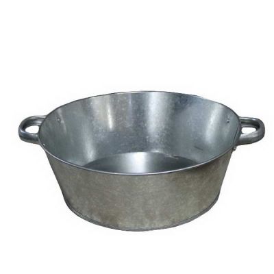 Таз круглый 9 л оцинкованный