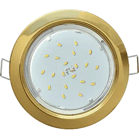 Светильник встраиваемый Ecola 9014 GX53 H4 хром-золото