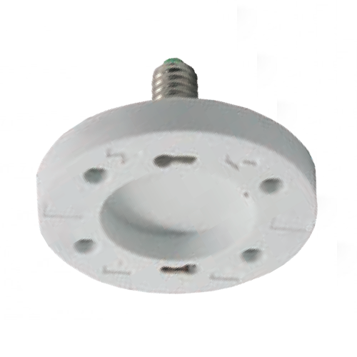 Переходник с цоколя Ecola base Е14 на GX53 белый